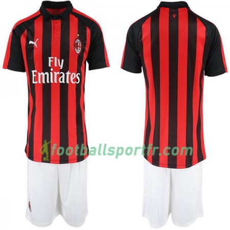 Tenue AC Milan Enfant Domicile 2018-2019 Maillot de Foot